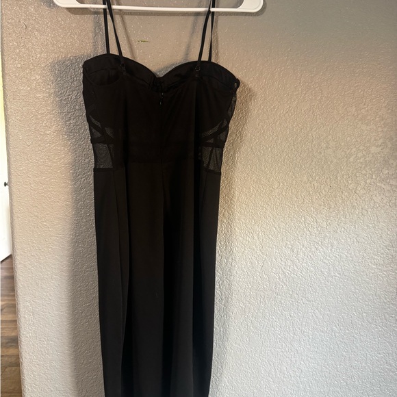 Windsor Black Mesh Bustier Bodycon Dress – Size L - Picture 3 of 5